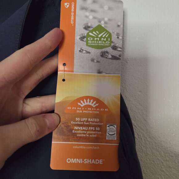 Columbia Women's Boot Cut Pants 18W Active Fit Navy Blue Stretch Comfort Lightwe - Picture 8 of 9